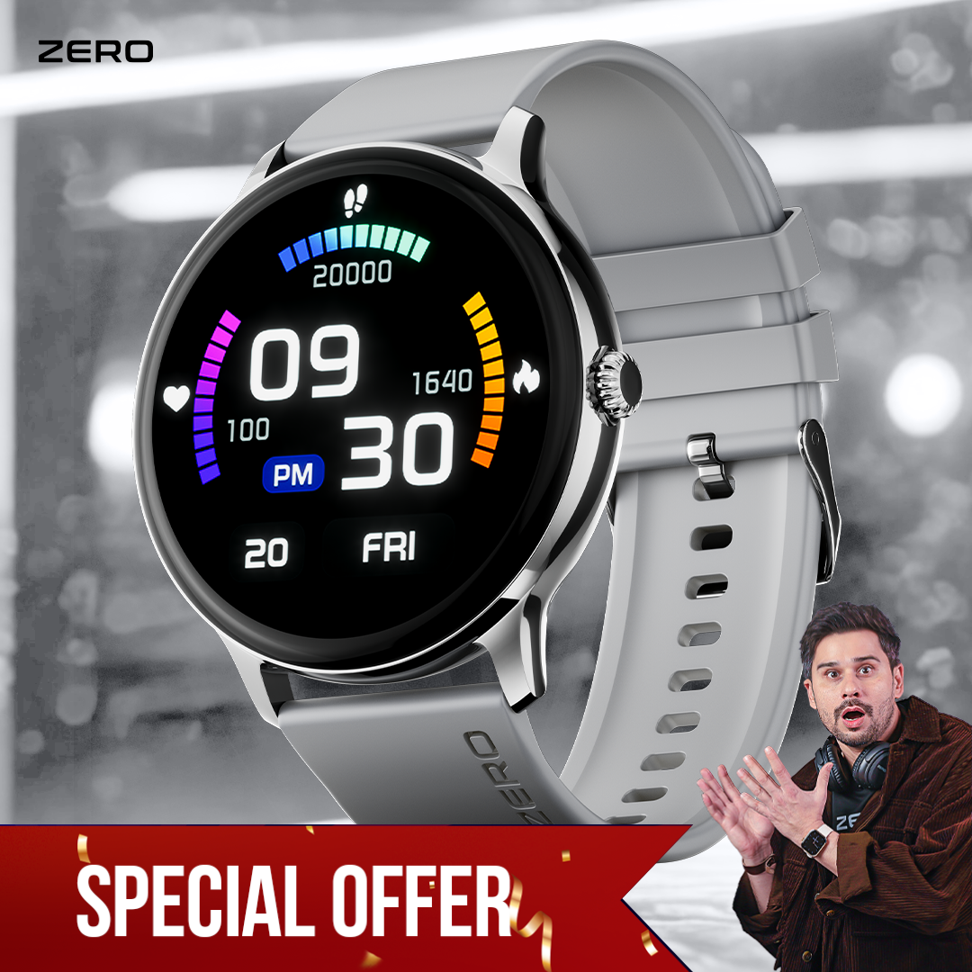 Zero® Luna Smart Watch | 1.39” TFT Display, Bluetooth Calling, 100+ Watch Faces | IP67 Waterproof, SpO2 & Heart Rate Monitor | Best Price Smartwatch for Men & Women, IOS & Android